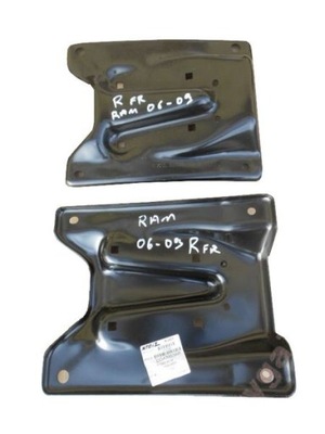 Dodge ram 1500 2006- кронштейн напрямна бампер правий фото №1