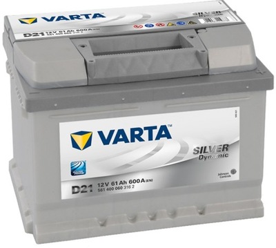 ACCUMULATEUR VARTA SILVER 61AH D21 KATOWICE - milautoparts.fr