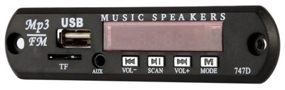 Moduł odtwarzacza plików MP3 audio na panel