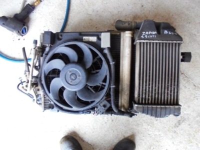 Радиатор комплект вентилятор opel zafira b 1.9cdti фото №1