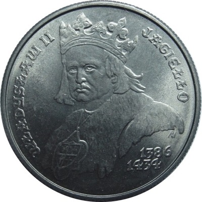 Moneta 500 zł złotych W. Jagiełło 1989 r mennicza