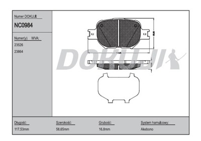 PADS FRONT TOYOTA CELICA ZZT23 COROLLA E12 99- - milautoparts-fr.ukrlive.com