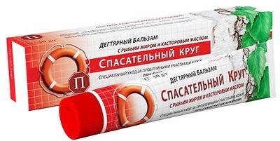 Balsam z Dziegciem Ratownik Łuszczyca Rany 45g
