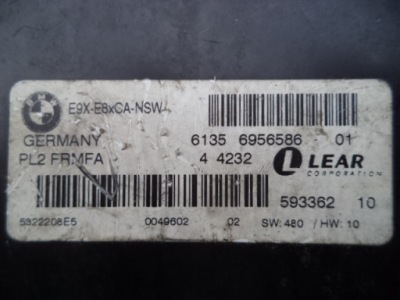 Модуль блок керування світла bmw e90 e91 e87 6956586 фото №1