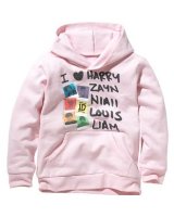 One Direction 1D Różowa bluza z kapturem różowaC95