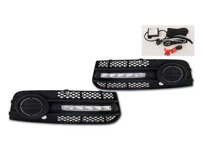 Drl led дневные ходовые огни audi a4 b8 8k0 2007-2011 фото №1