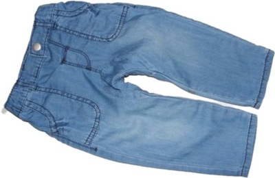 GEORGE__cieniutkie jeansy z podszewką__74 cm