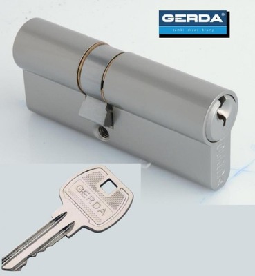 Wkładka GERDA WKE1 100mm 51/51 50/50 Nikiel zamek