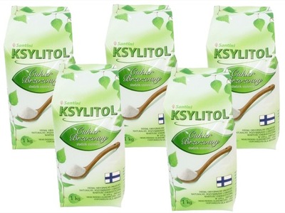 KSYLITOL 5kg fiński 100% cukier brzozowy, ekonom.