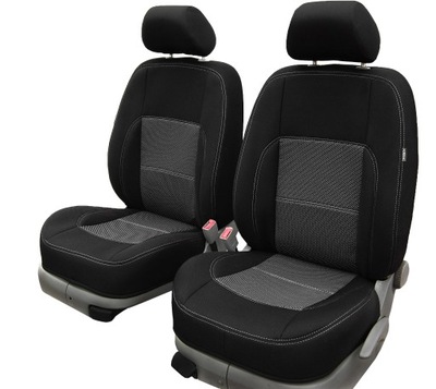 COVER ON FRONT SEATS ERJOT MATERIAL TAPICERSKI, ZAKARD BIALY, BLACK UNIVERSAL - milautoparts-fr.ukrlive.com