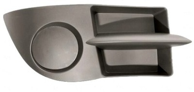 Решітка  решітка бампера renault clio 2 06- права фото №1