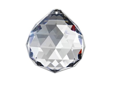 Kula kryształowa 40mm, kryształki do dekoracji