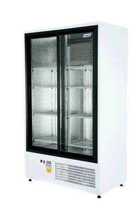 LODÓWKA 120 DRZWI SUWANE NAPOJE SZAFA CHŁODNICZA nabiał do sklepu Nowa PL