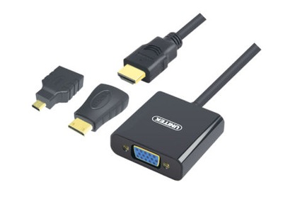 adapter micro / mini / HDMI -> VGA+Audio Unitek