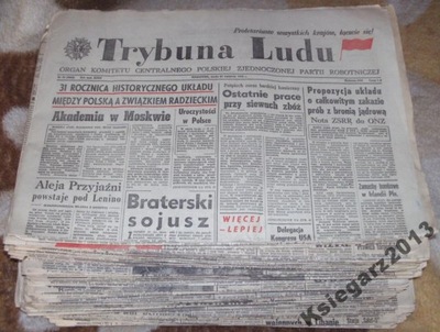* Trybuna Ludu ,zestaw 104 numery, rok 1976