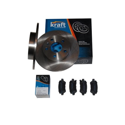 KRAFT DISQUES + SABOTS DE FREIN ASTRA G / H ZAFIRA A B ARRIÈRE - milautoparts-fr.ukrlive.com