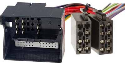 ISO adapter do podłączenia radia samochodowego w Mercedes do 2004