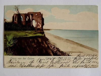 Rewal Rewahl Trzęsacz ruiny kościół 1901