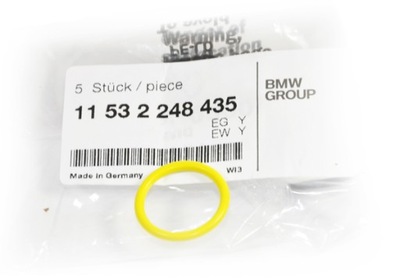 Bmw оригінальний номер 11532248435 прокладка термостата фото №1