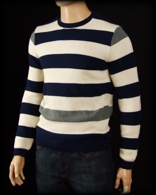 OSLO NEW STRIPED KNITTED NORWEGIAN SWEATER r M