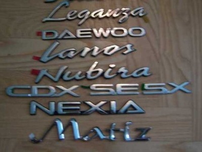 Emblemat Napis Daewoo lanos,Nexia nowe