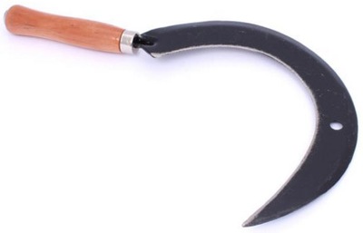 Nemocný ručný hladký nôž kosu trávnika 36cm