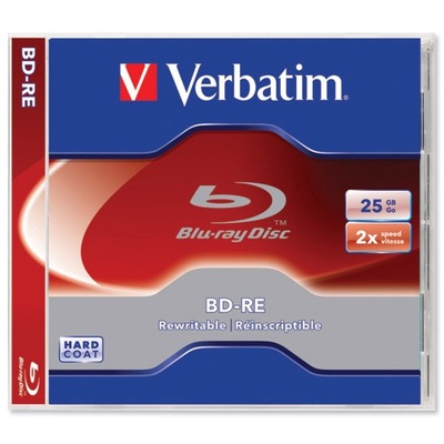 Płyta VERBATIM BD-RE BLURAY 25GB wielokrotny zapis