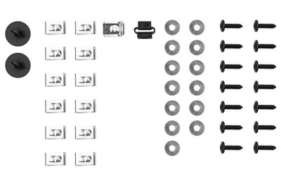 AUDI A4 S4 01-08 CLAMPS SET CAPS ENGINE BOX - milautoparts-fr.ukrlive.com