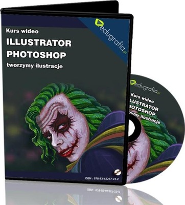 Wideo kurs Illustrator CC, Photoshop CC - DVD