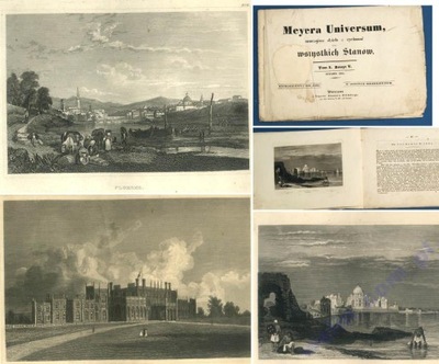 Meyera Uniwersum, Wa-wa 1834 - 4 RYCINY, Taj Mahal