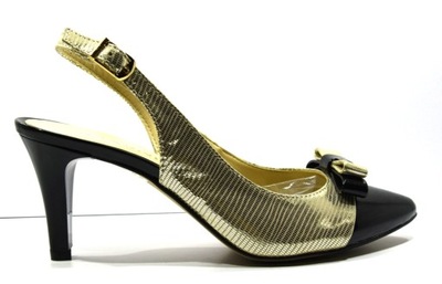 SANDAŁY DAMSKIE LETNIE BUTY ODKRYTA PIĘTA 1574 R36
