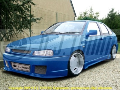 Seat cordoba 6k 93-99 бампер передний dj-tuning фото №1