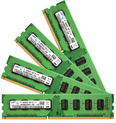 Pamięci RAM DDR3 16GB 4x 4GB KIT Dual Channel DIMM