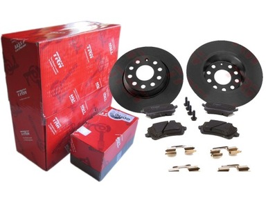 DISCS + PADS TRW REAR AUDI Q3 SEAT ALHAMBRA II - milautoparts-fr.ukrlive.com