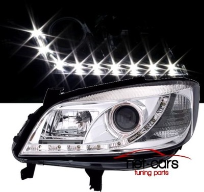 FEUX GRILLES OPEL ZAFIRA A 99-05 DAYLINE LED CHROME ARGENT - milautoparts-fr.ukrlive.com