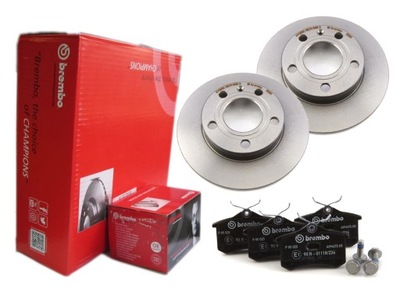 DISQUES + SABOTS DE FREIN BREMBO ARRIÈRE AUDI A4 B6 B7 + AVANT - milautoparts-fr.ukrlive.com