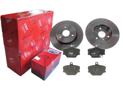 DISCS + PADS TRW SMART CITY COUPE CABRIOLET FORTWO - milautoparts-fr.ukrlive.com