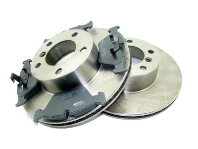 DISCS 2 PCS. + PADS FRONT BMW 5 E39 520-535 296X22 - milautoparts-fr.ukrlive.com