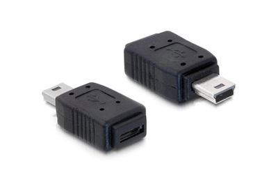 Adapter Przejściówka Micro USB do Mini USB F/M