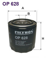 FILTRON FILTRO ACEITES OP628 CHRYSLER,DODGE,JEEP 2.5-  