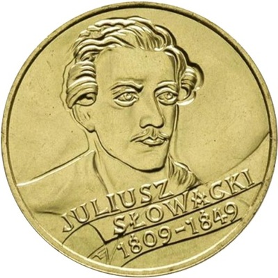 Moneta 2 zł Juliusz Słowacki