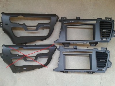 Kia optima iii 2011-15 рамка захист радіо panela фото №1