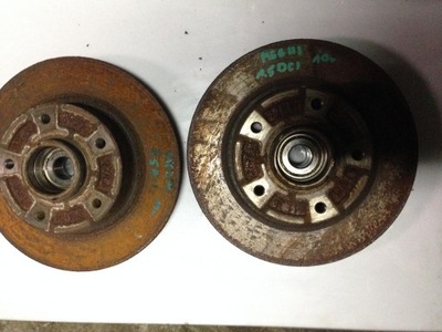 Тормозные диски тормозные + ступица megane iii фото №1