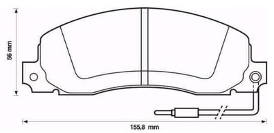 PADS BRAKE FRONT OPEL SPEEDSTAR, LANCER - milautoparts-fr.ukrlive.com