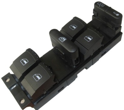 Выключатель кнопка подъёма окон skoda superb фото №1