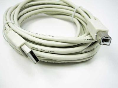 kabel przewód usb A/B komputer drukarka 5,0m