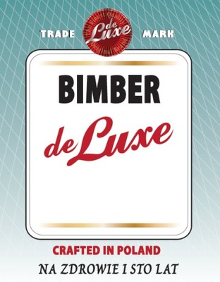 Etykiety samoprzylepne BIMBER DE LUXE 10 szt.
