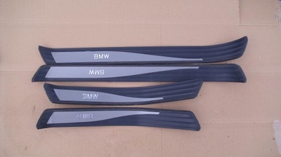 Накладки внутрішнє порогові декоративні bmw e60 e61 sedan kombi фото №1
