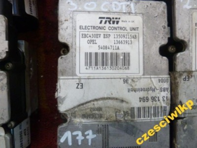 Насос тормозная abs opel vectra c signum 3.0 cdti фото №1