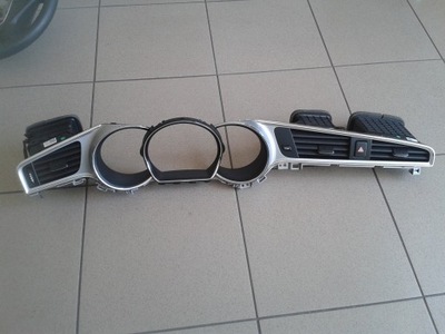 Kia ceed ii lift 2015-18 рамка спидометра хром фото №1